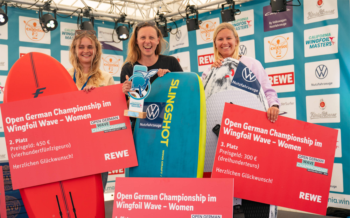 Das Podium der Frauen