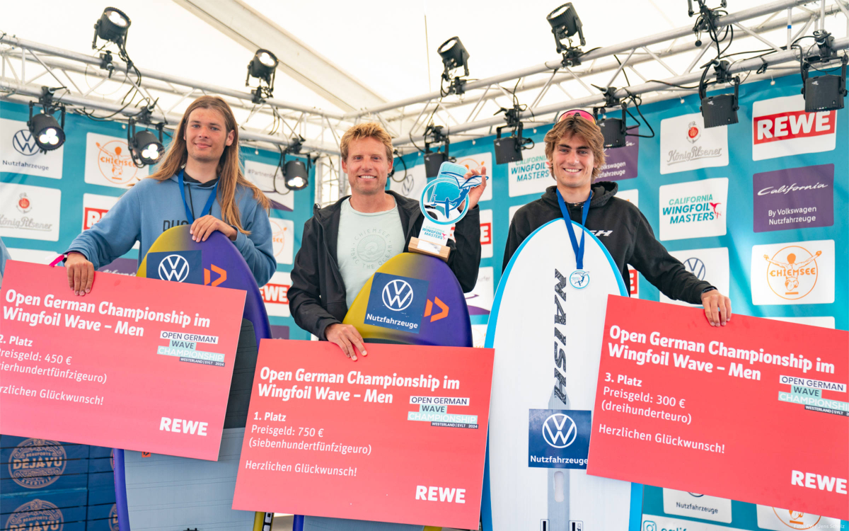 Das Podium der Männer