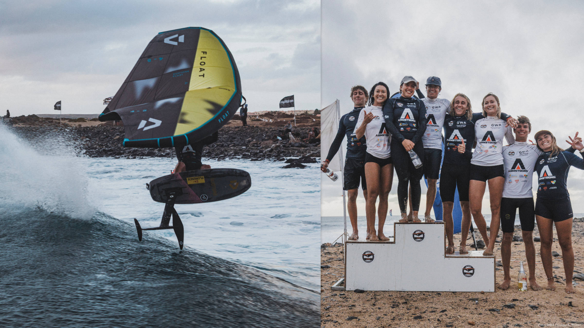 Cash Berzolla und Nia Suardiaz sind GWA Wingfoil Wave World Champions 2025