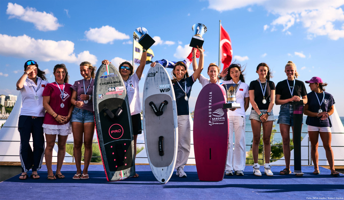 Podium der Frauen
