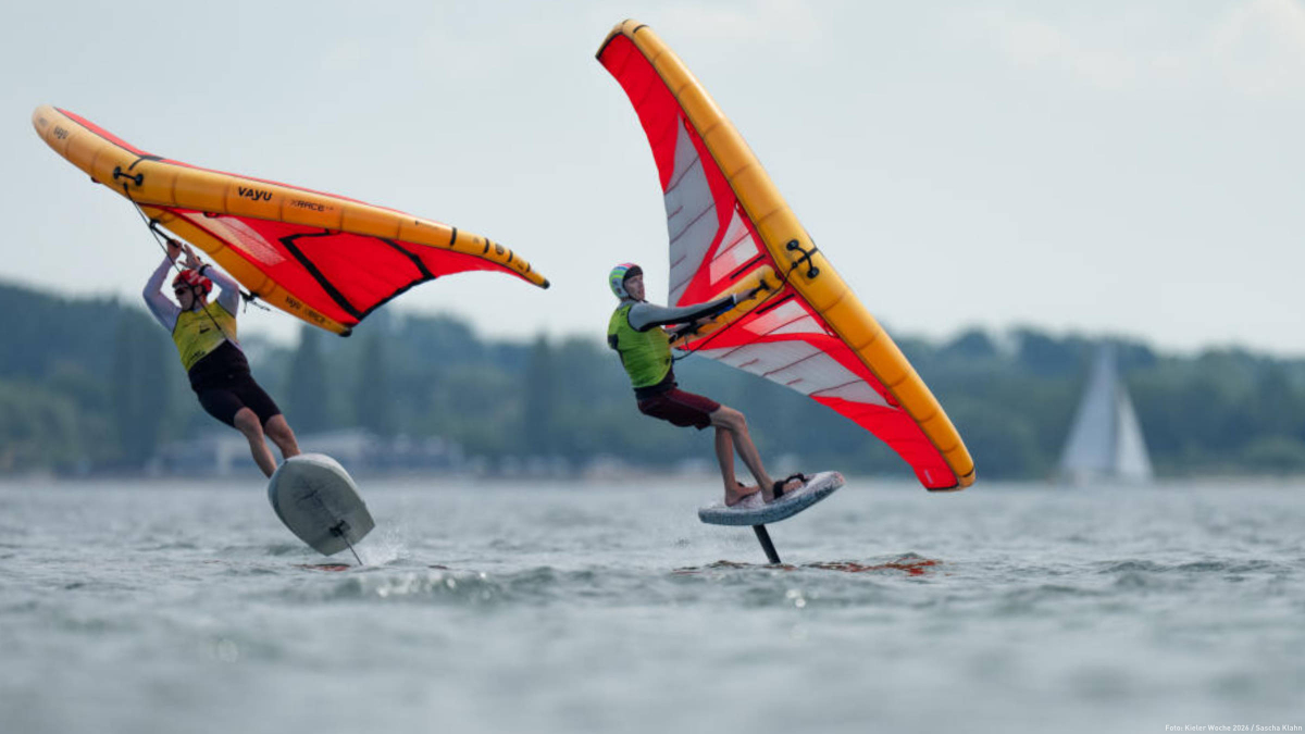 Wingfoil-Regatta bei der Kieler Woche