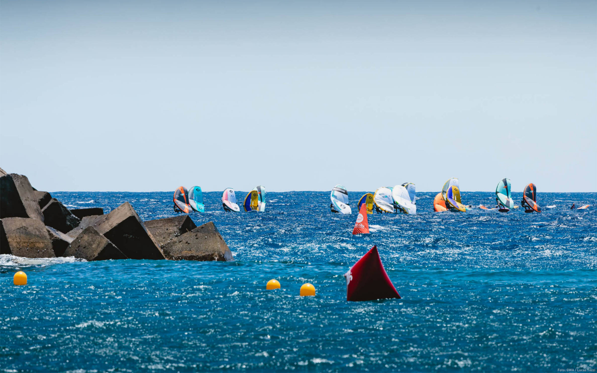 FreeFly-Slalom vor La Palma