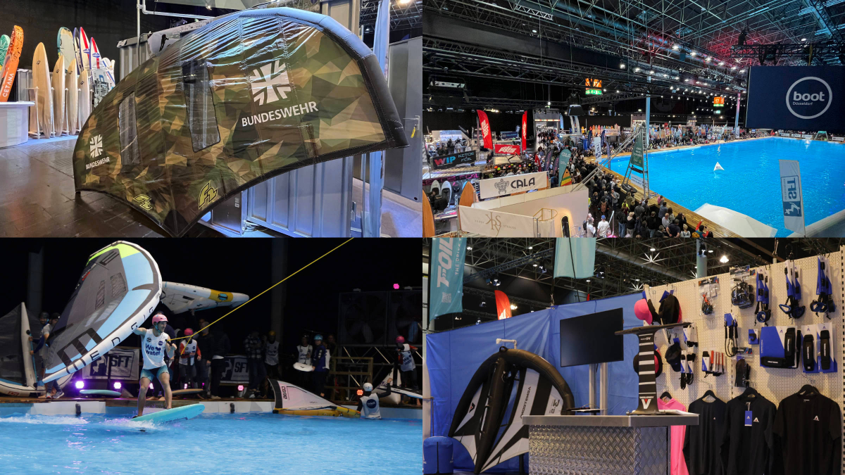 Neuheiten aus dem Wingfoil-Bereich auf der boot Messe 2026 in Düsseldorf