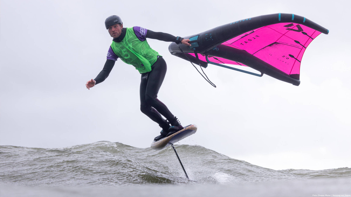 Klaas Voget gewann die Wave-Wertung beim Wingfoil Masters Sylt
