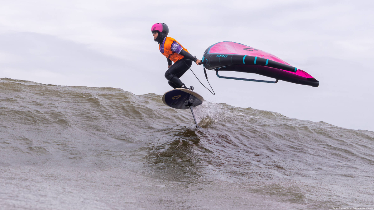 Tebbe Voget gewann die U15 Wertung in der Disziplin Wave