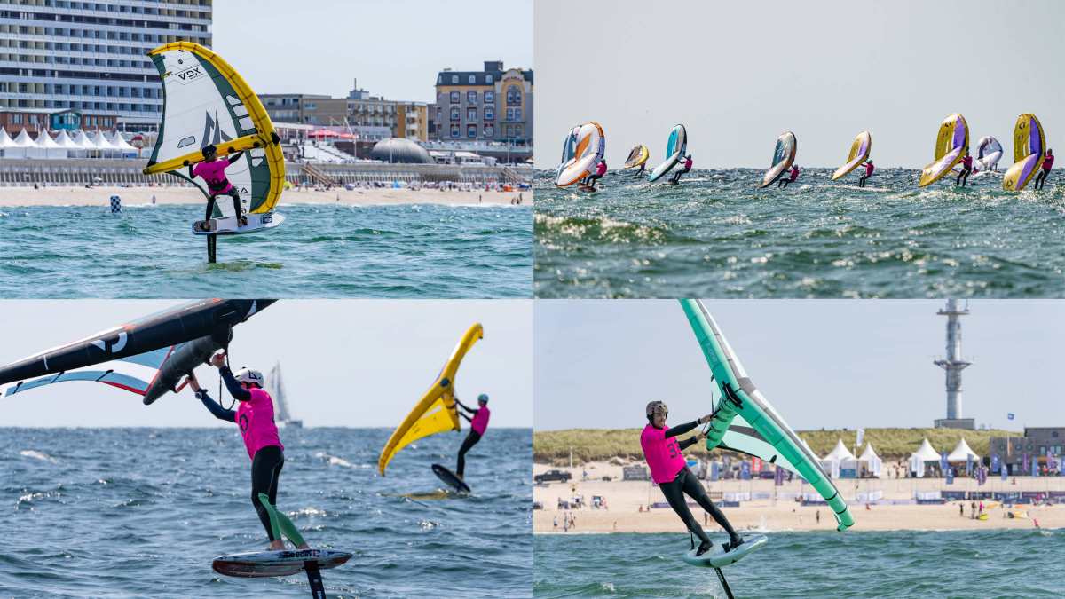 Wingfoil-Rennen bei California Wingfoil Masters am Brandenburger Strand