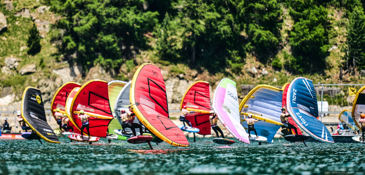 2026er WingFoil Racing World Cup am Silvaplanersee in der Schweiz