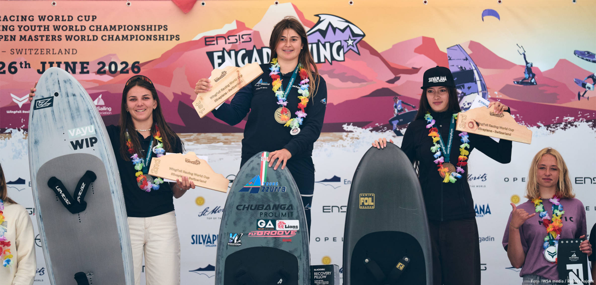 Das Podium der Frauen