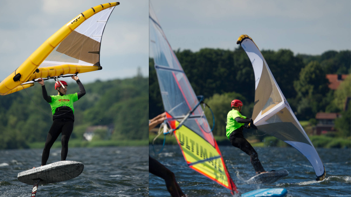 Yannik Holste war der schnellste Wingfoiler