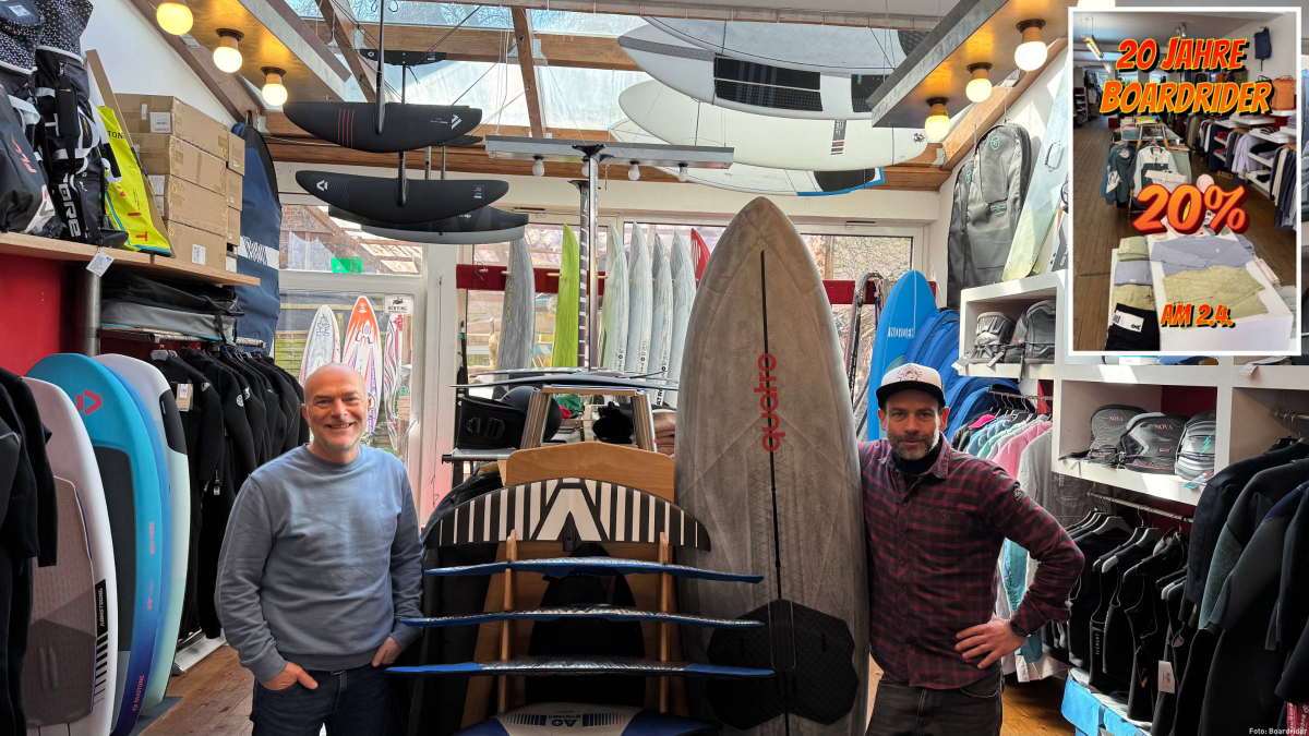 20 Jahre Boardrider Shop in Lübeck - 20% Rabatt am 2. April