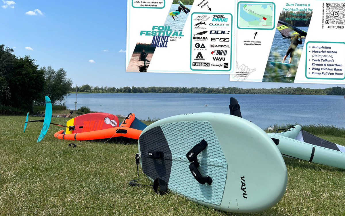 Foil Festival am Auesee bei Wesel: 10./11. Mai 2025