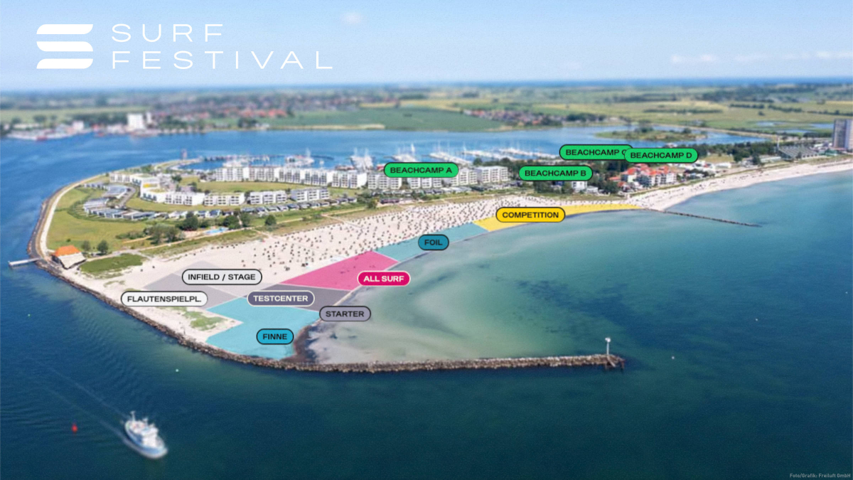 Foil-Festival 2027 und Surf-Festival 2027 auf Fehmarn