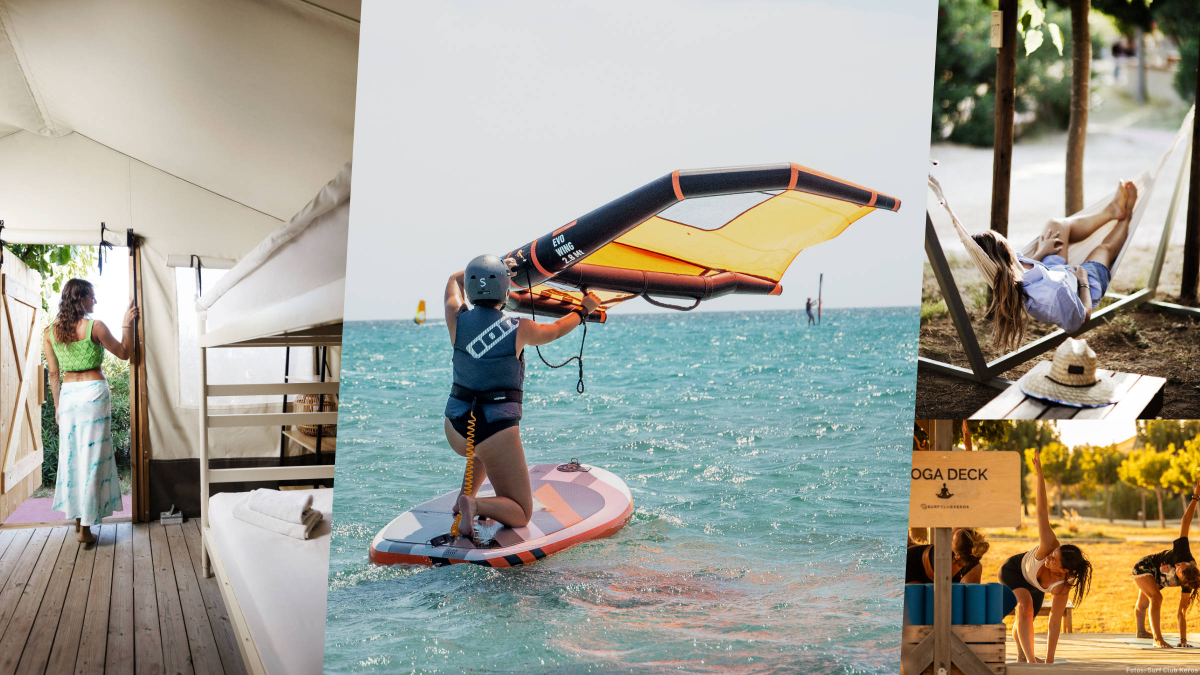 Bikini Tribe Camps im September beim Surf Club Keros