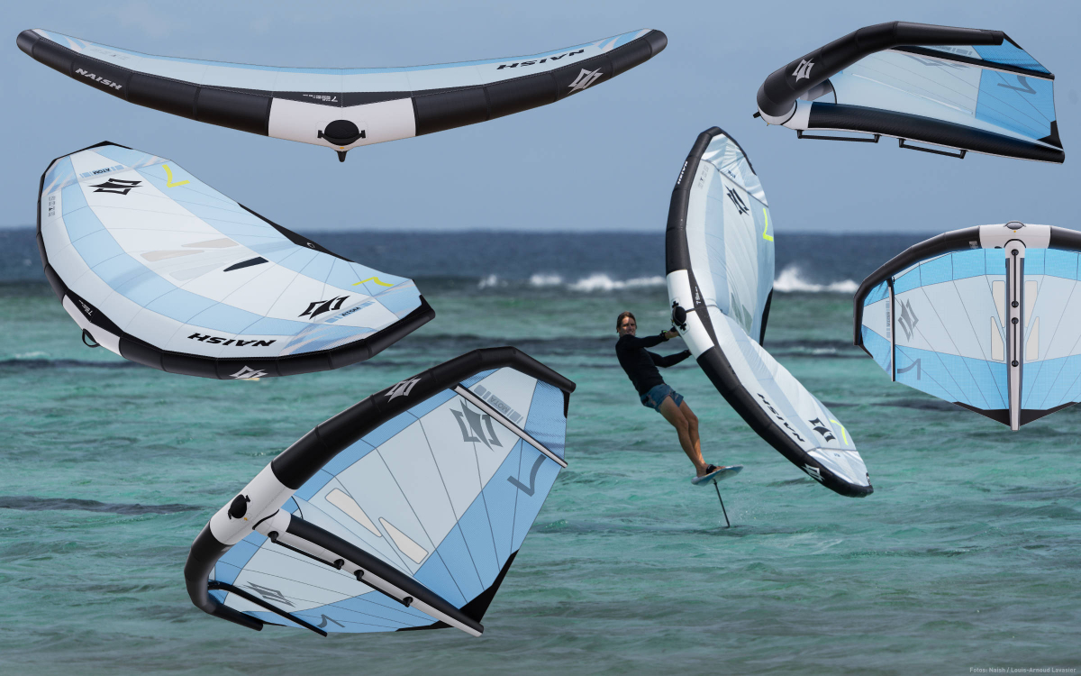 Naish ATOM - Leichtwind-Wing in 7.0 und 8.0 Quadratmetern