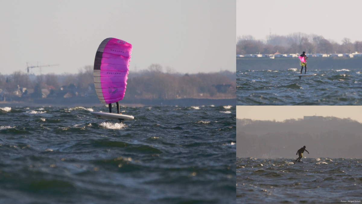 Parawingen in der Kieler Förde mit Stash 2026