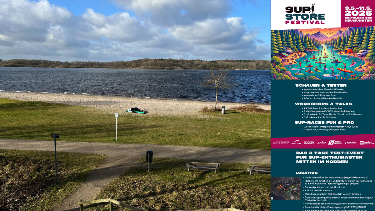 SUP Festival am Einfelder See: 9. bis 11. Mai 2025