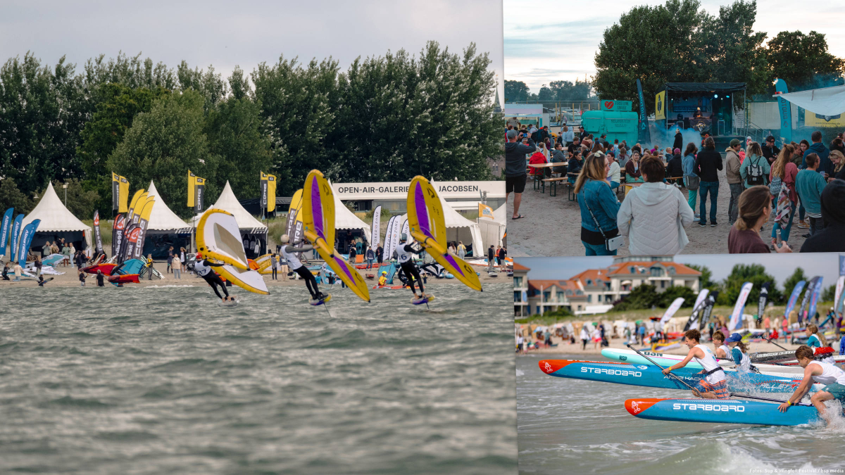 SUP & Wingfoil Festival vom 01. bis 03. August 2025 auf Fehmarn