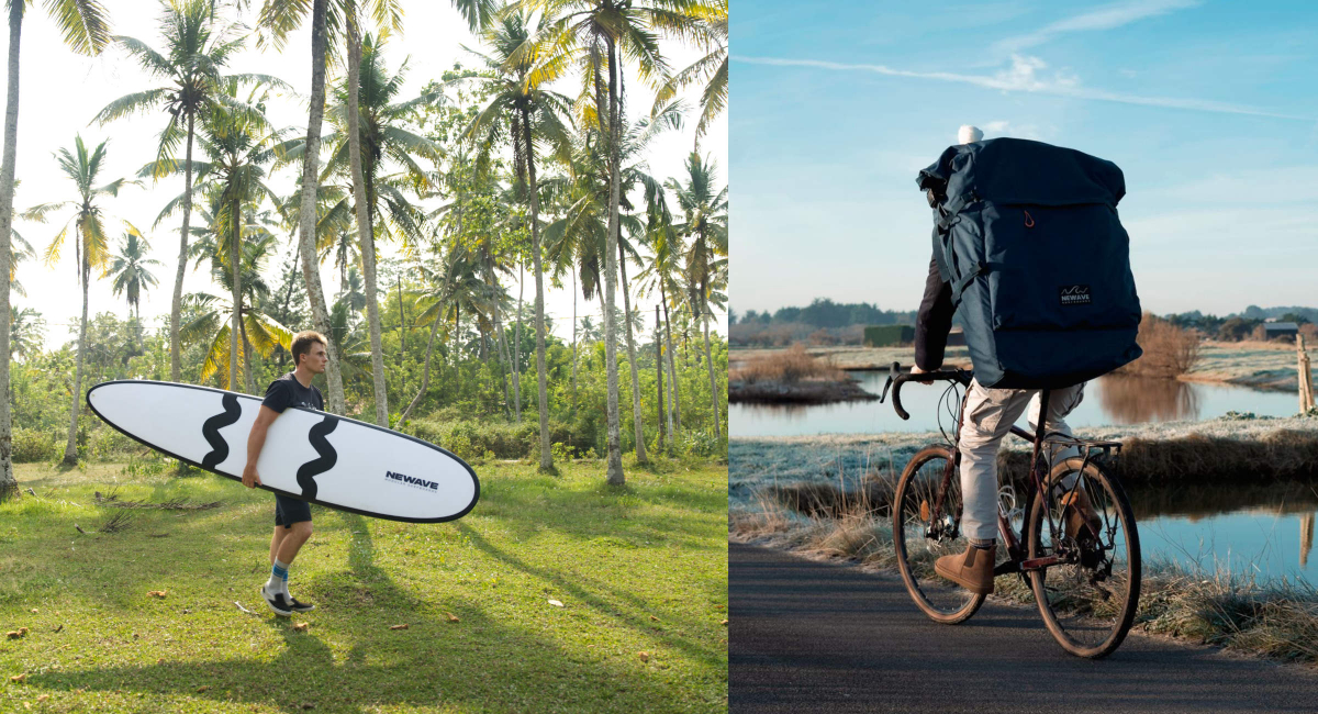 Teilbare Surfboards von Newave