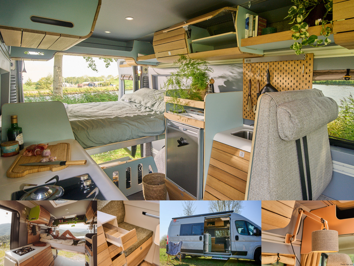 Campervan-Ausbau mit coolem Möbeldesign