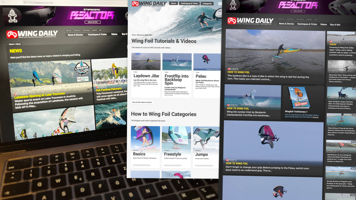 WING DAILY - ab sofort als deutsche und englischsprachige Version abrufbar