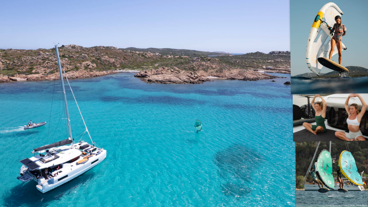 Women's Wing Foiling Catamaran Progression Camp mit Manuela Jungo