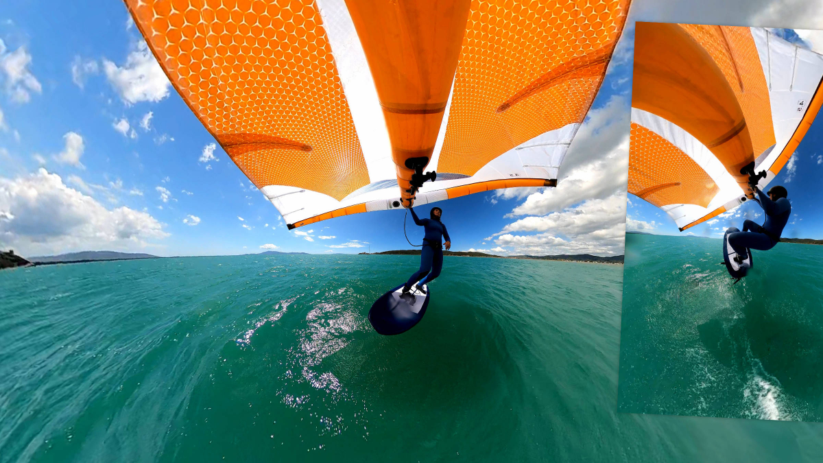 Wingfoilen in Talamone