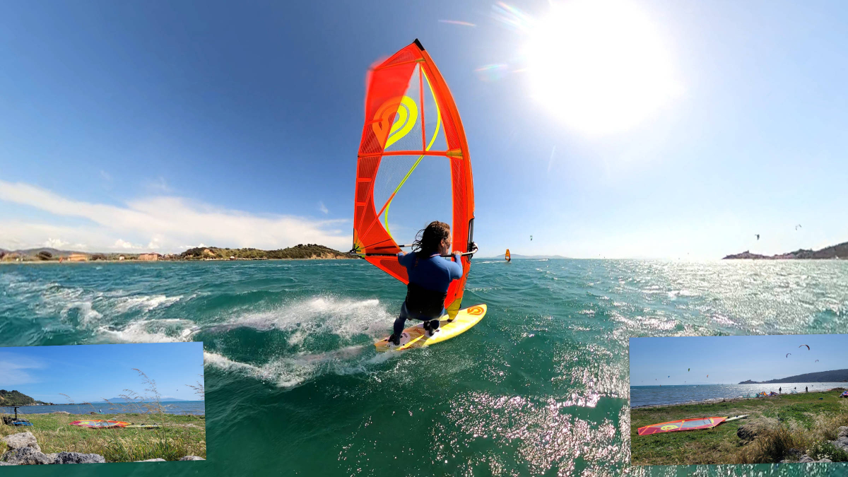 Windsurfen in Talamone