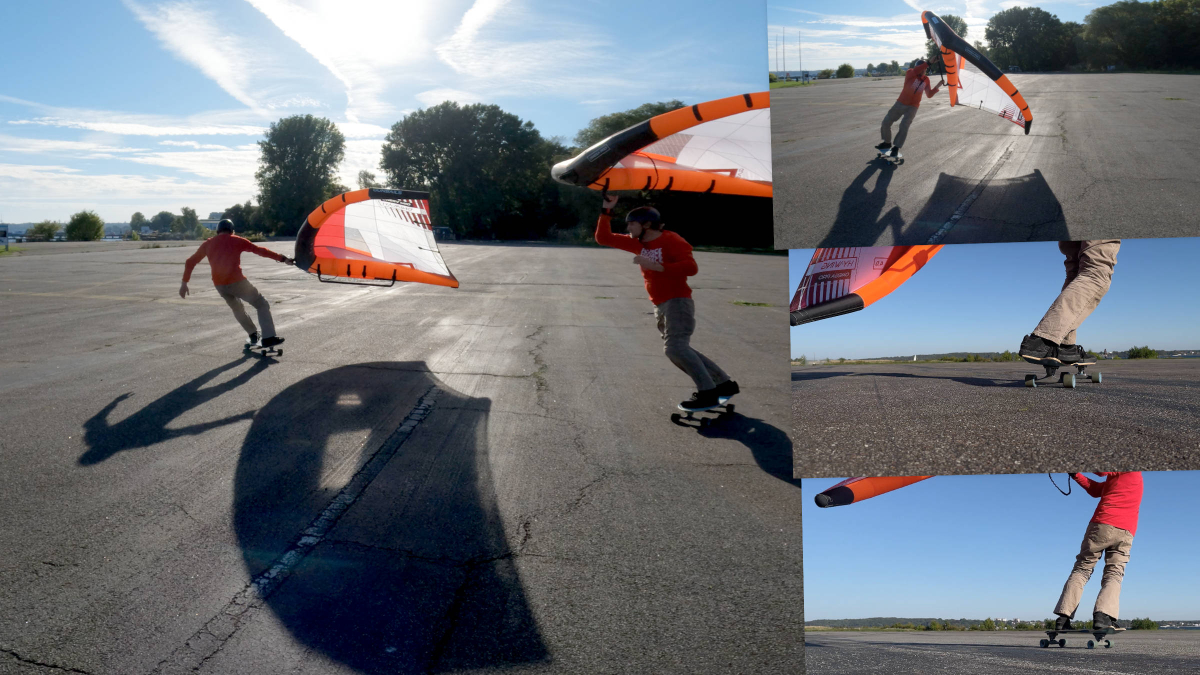 Wingskaten = Trockentraining fürs Wingfoilen