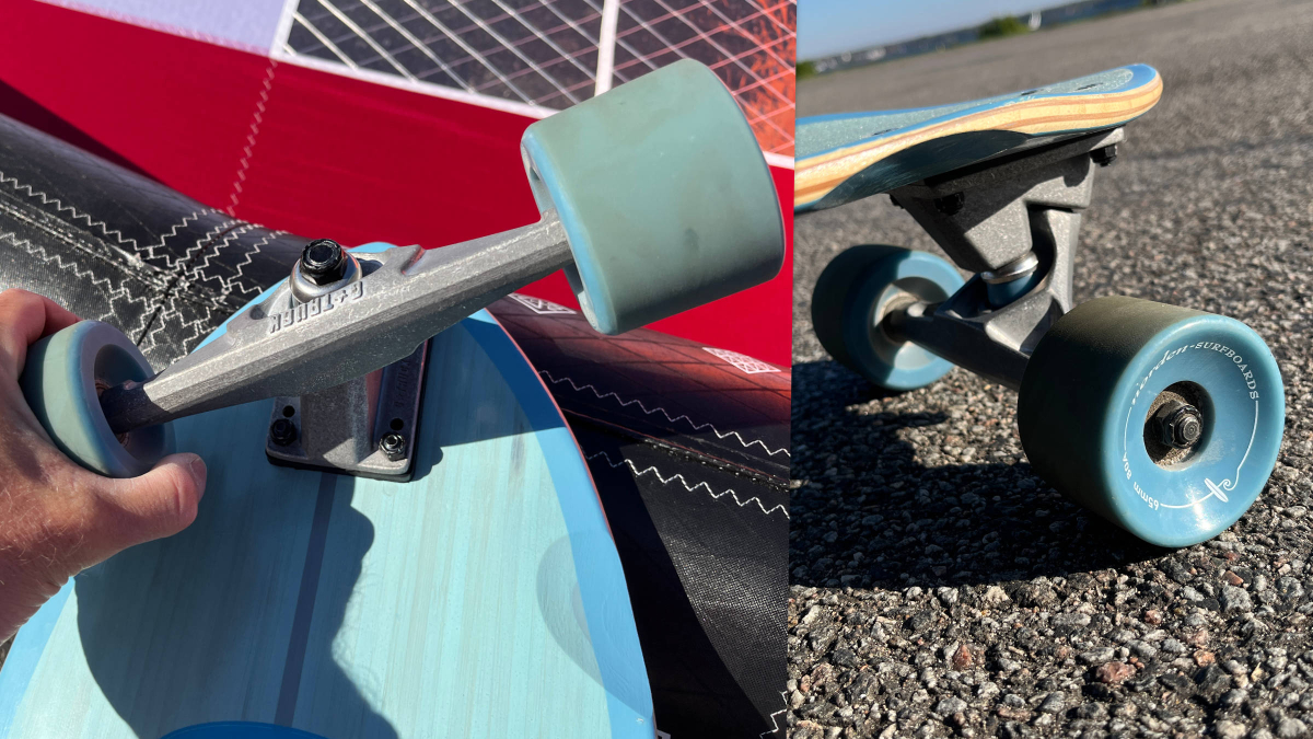 Beim Norden Surf-Skate sind G-Trucks verbaut